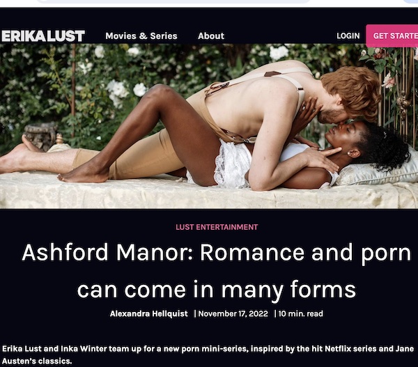 LustZine Ashford Manor Romance and Porn